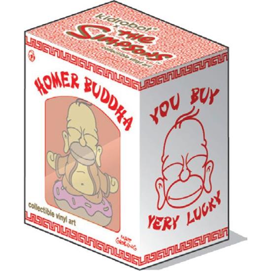 Simpsons: Simpsons Vinyl Figure Homer Buddha 8 cm