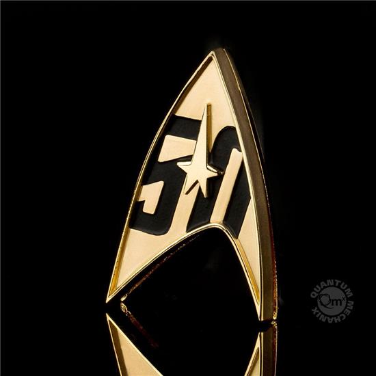 Star Trek: Star Trek Replica 1/1 50th Anniversary Magnetic Starfleet Badge