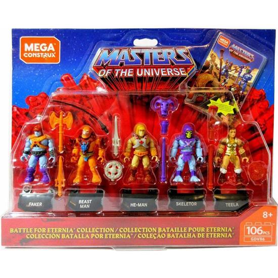 Masters of the Universe (MOTU): Battle for Eternia Mega Construx Probuilder Action Figures 5-Pack