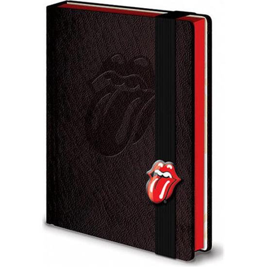 Rolling Stones: A5 notesbog med Rolling Stones Pin