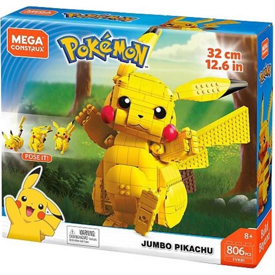 Pokémon: Pokémon Mega Construx Construction Set Jumbo Pikachu 32 cm