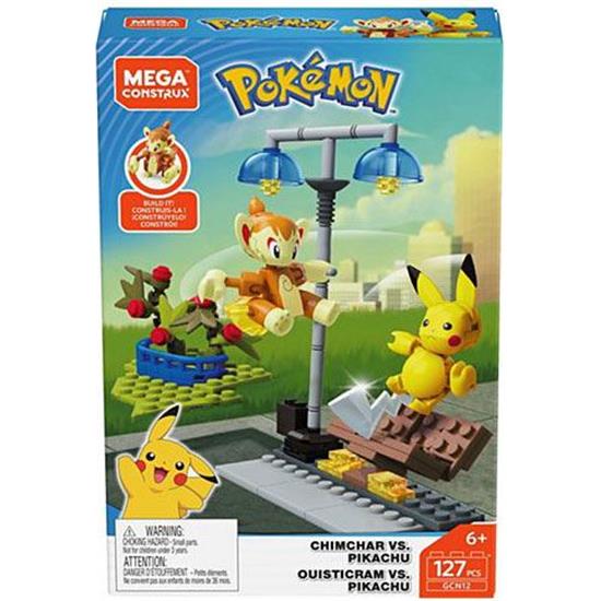 Pokémon: Pokémon Mega Construx Construction Set Pikachu vs. Chimchar