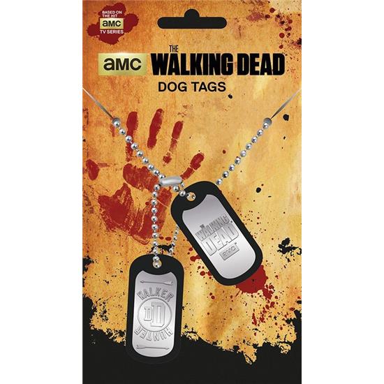 Walking Dead: Walking Dead Dog Tags with ball chain Walker