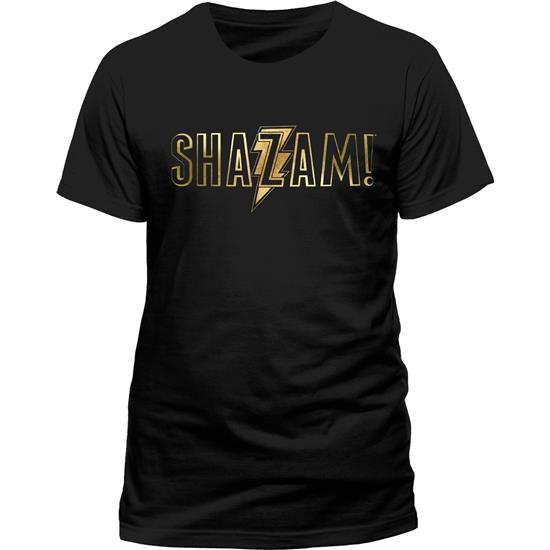Shazam: Gold Foil Logo T-Shirt
