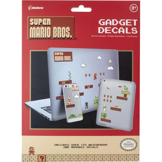 Nintendo: Super Mario Bros Icons Gadget Decals