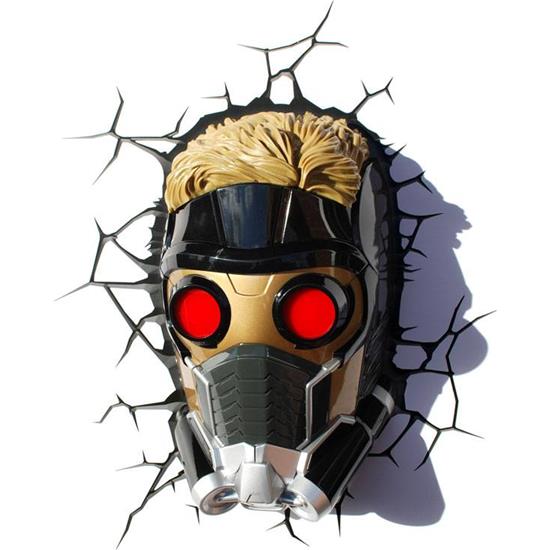 Guardians of the Galaxy: Star Lord 3D Væg LED Lampe