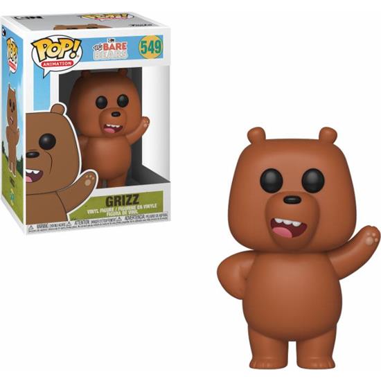 We Bare Bears: Grizzly POP! Animation Vinyl Figur (#549)
