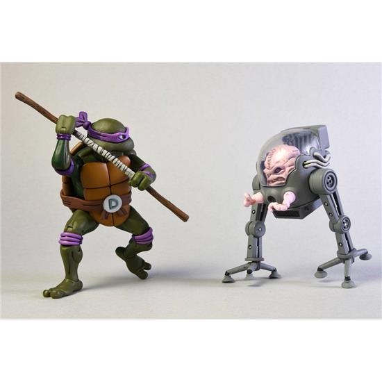Ninja Turtles: Donatello vs Krang in Bubble Walker Action Figure 2-Pack 18 cm