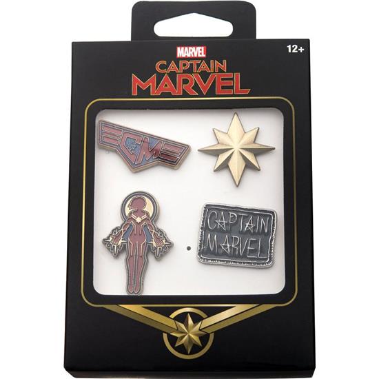 Captain Marvel: Captain Marvel Pins 4-Pak 
