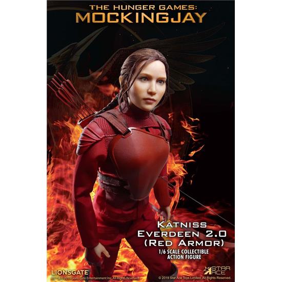 Hunger Games: Katniss Everdeen Red Armor Ver. MFM Action Figure 1/6 30 cm