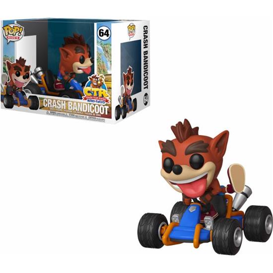 Crash Bandicoot: Crash Team Racing POP! Rides Vinyl Figur (#64)