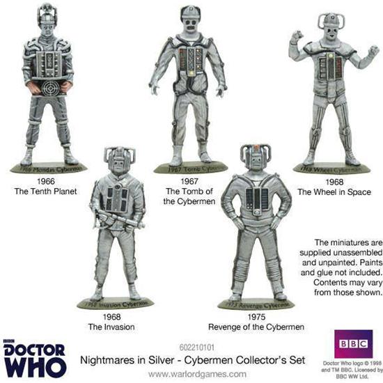 Doctor Who: Exterminate! Miniatures Nightmares in Silver Cybermen Collectors Set *English Version*