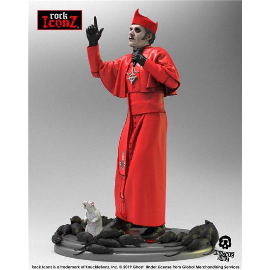 Ghost: Cardinal Copia (Red Cassock) Rock Iconz Statue 22 cm