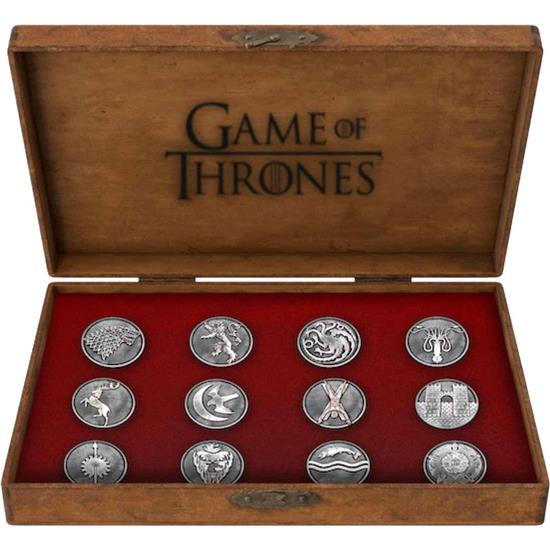 Game Of Thrones: House Emblems Deluxe Pins Set of 12