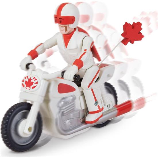 Toy Story: Duke Caboom with Motorcycle Pullback Figure 10 cm