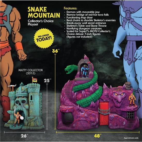 Masters of the Universe (MOTU): Snake Mountain Playset Collectors Choice