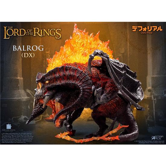 Lord Of The Rings: Balrog Deluxe Version Defo-Real Series Soft Vinyl Figure 16 cm