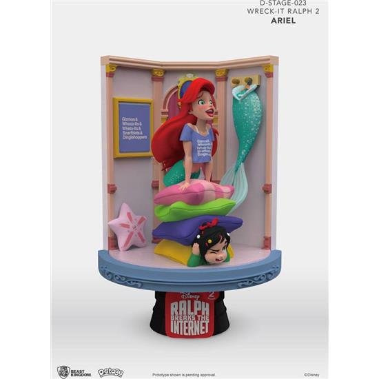 Wreck-It Ralph: Ariel & Vanellope D-Stage PVC Diorama 15 cm