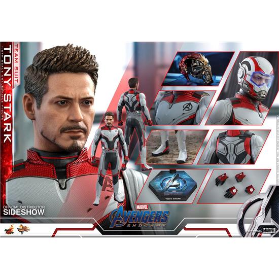 Avengers: Tony Stark (Team Suit) Movie Masterpiece Action Figure 1/6 30 cm