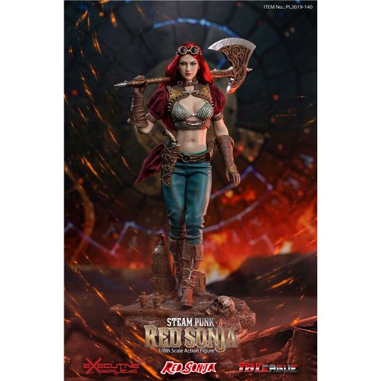Red Sonja: Steampunk Red Sonja Deluxe Version Action Figure 1/6 29 cm