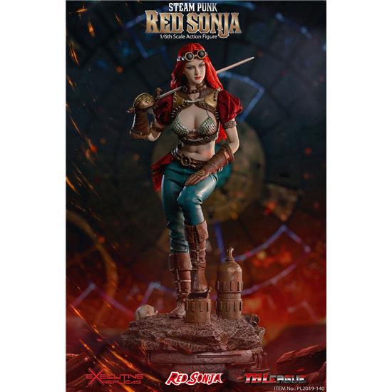 Red Sonja: Steampunk Red Sonja Deluxe Version Action Figure 1/6 29 cm
