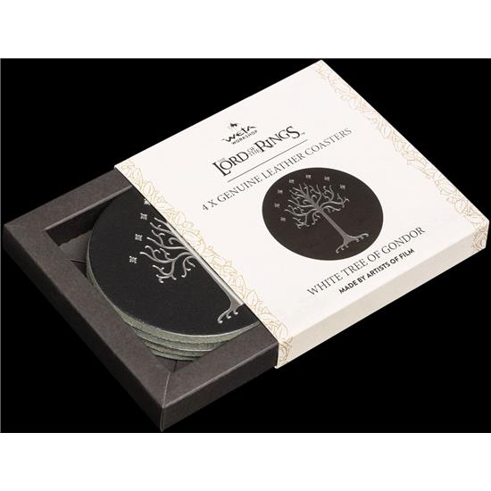 Lord Of The Rings: The White Tree of Gondor Coaster 4-Pack