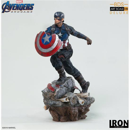Avengers: Captain America Deluxe BDS Art Scale Statue 1/10 21 cm