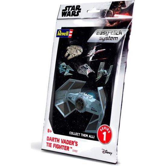 Star Wars: Darth Vader TIE Fighter Level 2 Easy-Click Snap Model Kit Series 1