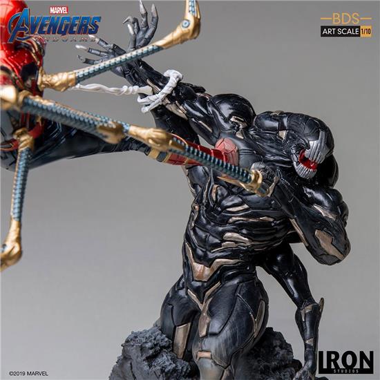 Avengers: Iron Spider vs Outrider BDS Art Scale Statue 1/10 36 cm