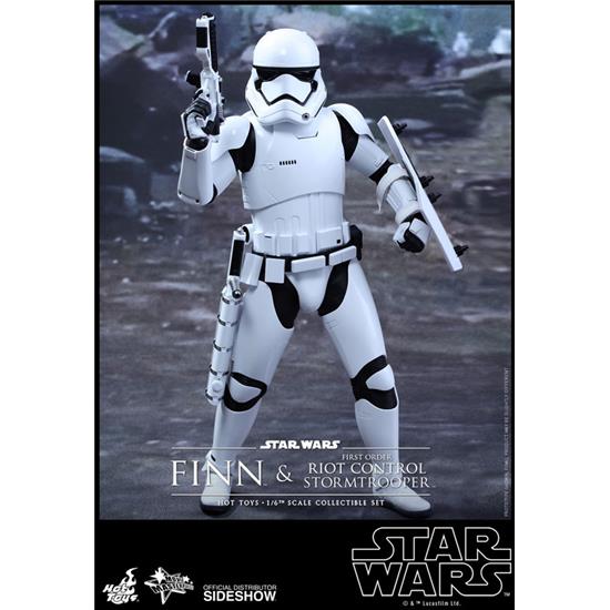 Star Wars: Finn Og Riot Control Stormtrooper - Movie Masterpiece 1/6 Skala