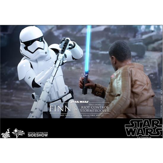Star Wars: Finn Og Riot Control Stormtrooper - Movie Masterpiece 1/6 Skala