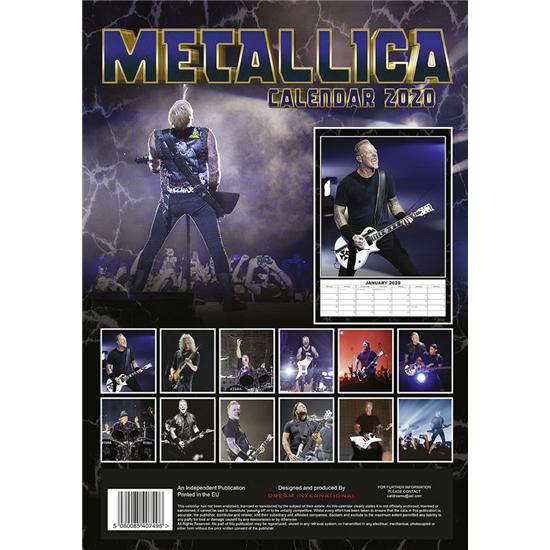Metallica: Metallica 2020 Kalender