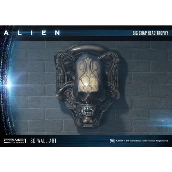 Alien: Big Chap Head Trophy Alien 3D Wall Art 58 cm