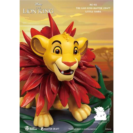 Løvernes Konge: Little Simba Master Craft Statue 31 cm