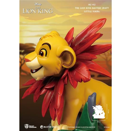 Løvernes Konge: Little Simba Master Craft Statue 31 cm