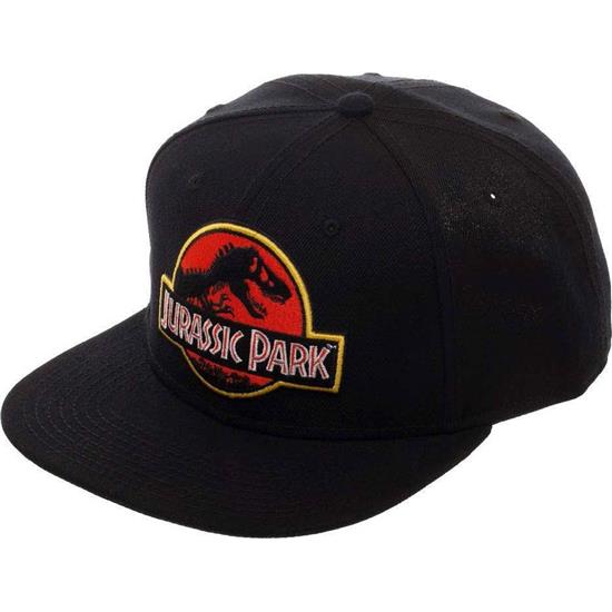 Jurassic Park & World: Jurassic Park Logo Black Snapback Cap