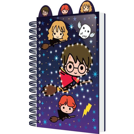 Harry Potter: Chibi Characters A5 Notesbog med Lys