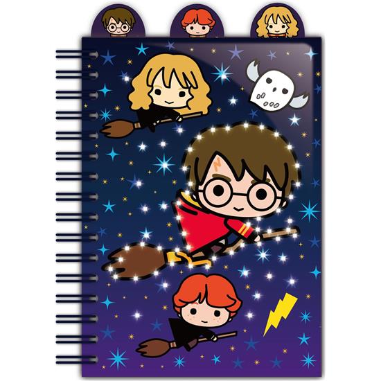 Harry Potter: Chibi Characters A5 Notesbog med Lys