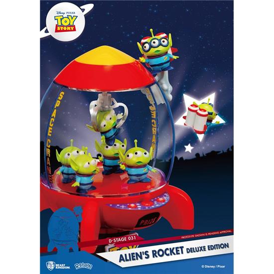 Toy Story: Alien's Rocket Deluxe Edition D-Stage PVC Diorama 15 cm