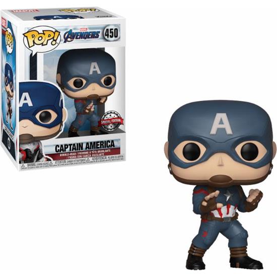 Avengers: Captain America Special Edition POP! Movies Bobble-Head (#458)