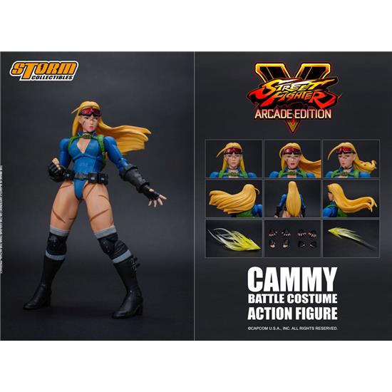Street Fighter: Cammy Battle Costume Action Figure 1/12 15 cm