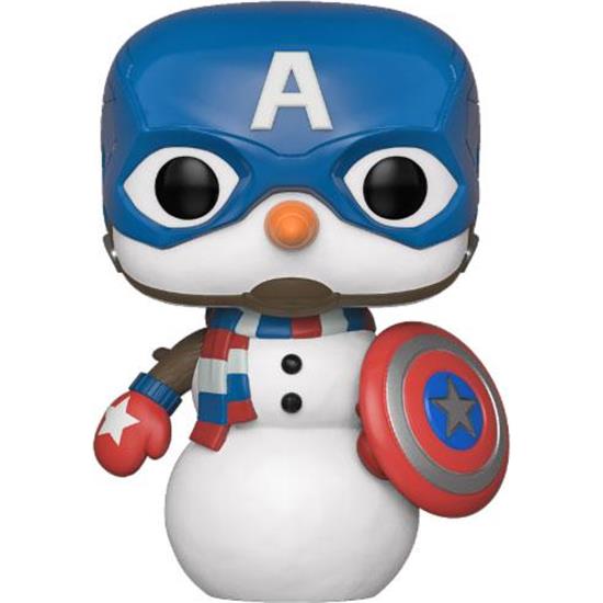 Jul: Captain America Holiday POP! Marvel Vinyl Figur