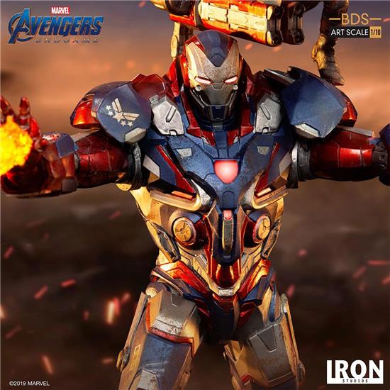 Avengers: Iron Patriot & Rocket BDS Art Scale Statue 1/10 28 cm