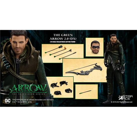 Arrow: Green Arrow 2.0 Deluxe Version Real Master Series Action Figure 1/8 23 cm