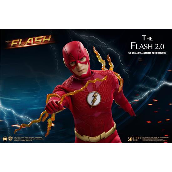 Flash: The Flash 2.0 Deluxe Version Real Master Series Action Figure 1/8 23 cm