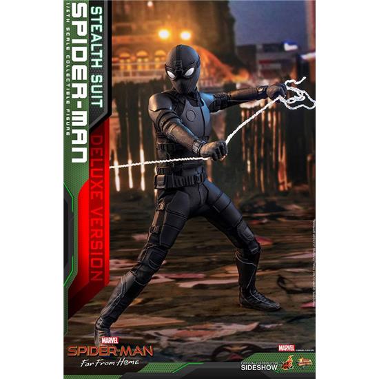 Spider-Man: Spider-Man (Stealth Suit) Deluxe Version MM Action Figure 1/6 29 cm
