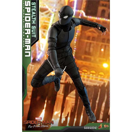 Spider-Man: Spider-Man (Stealth Suit) Movie Masterpiece Action Figure 1/6 29 cm