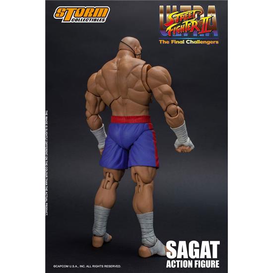 Street Fighter: Sagat Action Figure 1/12 19 cm