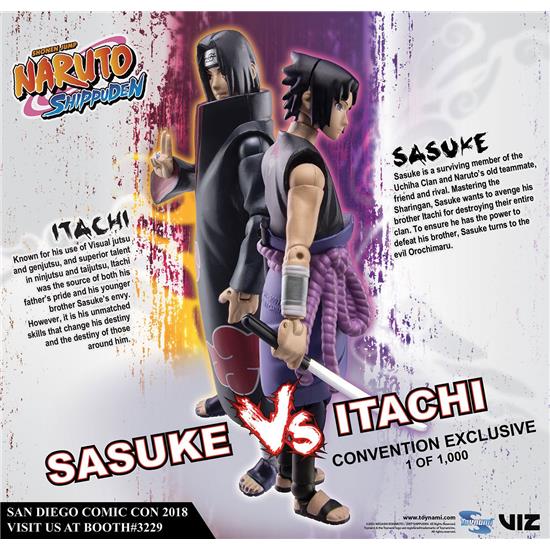 Manga & Anime: Sasuke vs. Itachi 2018 SDCC Exclusive Action Figure Set 10 cm