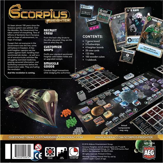 Diverse: Scorpius Freighter Board Game *English Version*